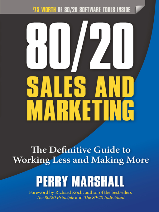 Title details for 80/20 Sales and Marketing by Perry Marshall - Available